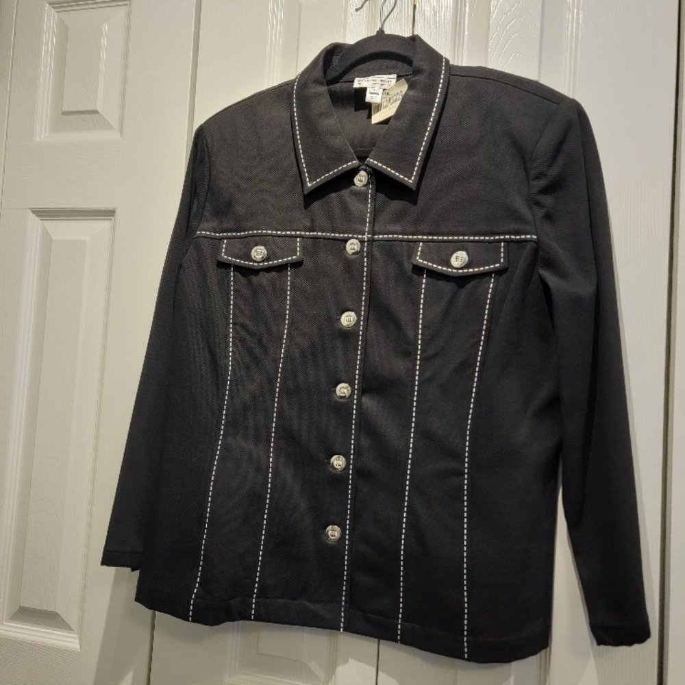 St. John Sport Black Jacket Women's L